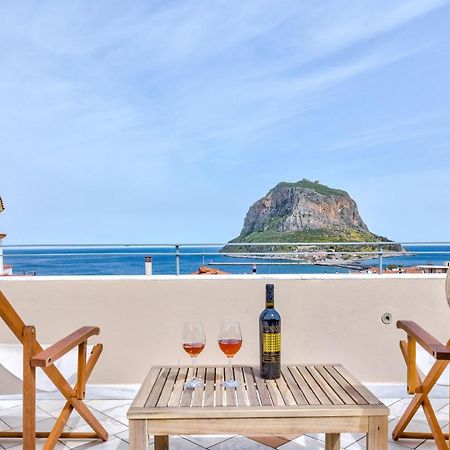 Monemvasia Modern Flat With Panoramic Sea View المظهر الخارجي الصورة