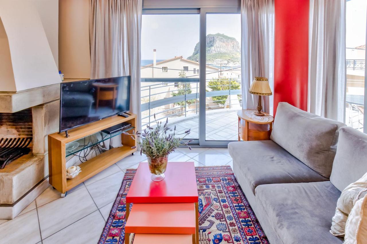 Monemvasia Modern Flat With Panoramic Sea View المظهر الخارجي الصورة