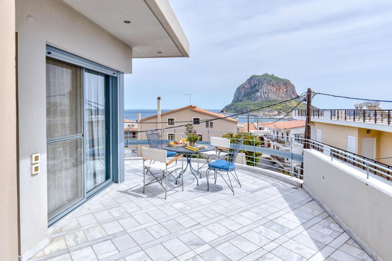 Monemvasia Modern Flat With Panoramic Sea View المظهر الخارجي الصورة